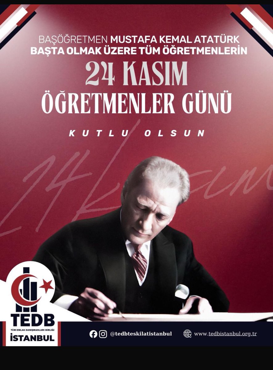 Bize yalnızca ders anlatmakla kalmayan, dünyayı anlamamız için yeni pencereler açan, doğruyu yanlıştan ayırmayı öğreten hayat klavuzlarımızın ve  öğretmenlerimizin #24KasımÖğretmenlerGünü ‘nü kutlar, sevgi, saygı ve hürmetlerimi sunarım.