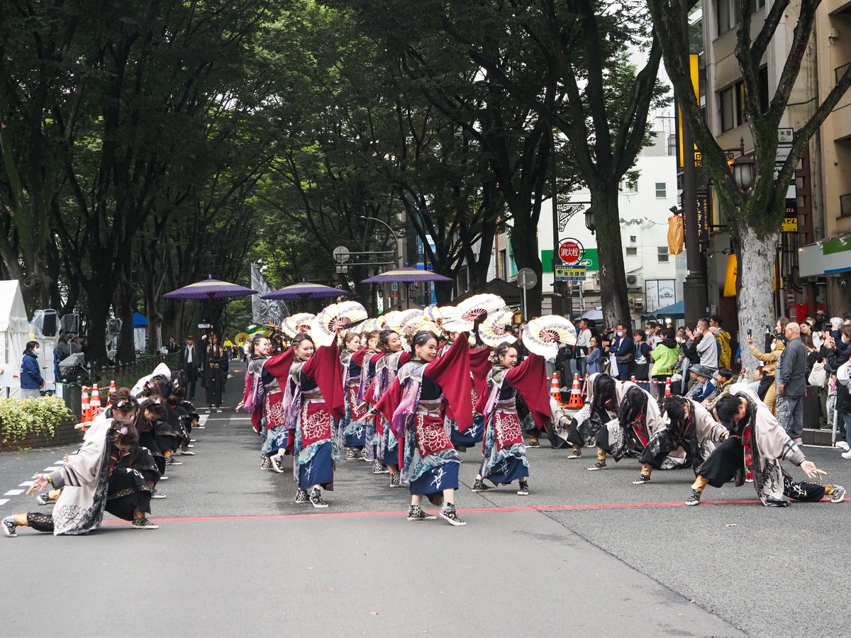 cyberzerosystem's tweet image. 2025.10.12
宮城県仙台市
『第28回仙台みちのくYOSAKOIまつり』

✧百華夢想　東京支部

定禅寺通パレードより📸

#仙台みちのくYOSAKOIまつり
#百華夢想