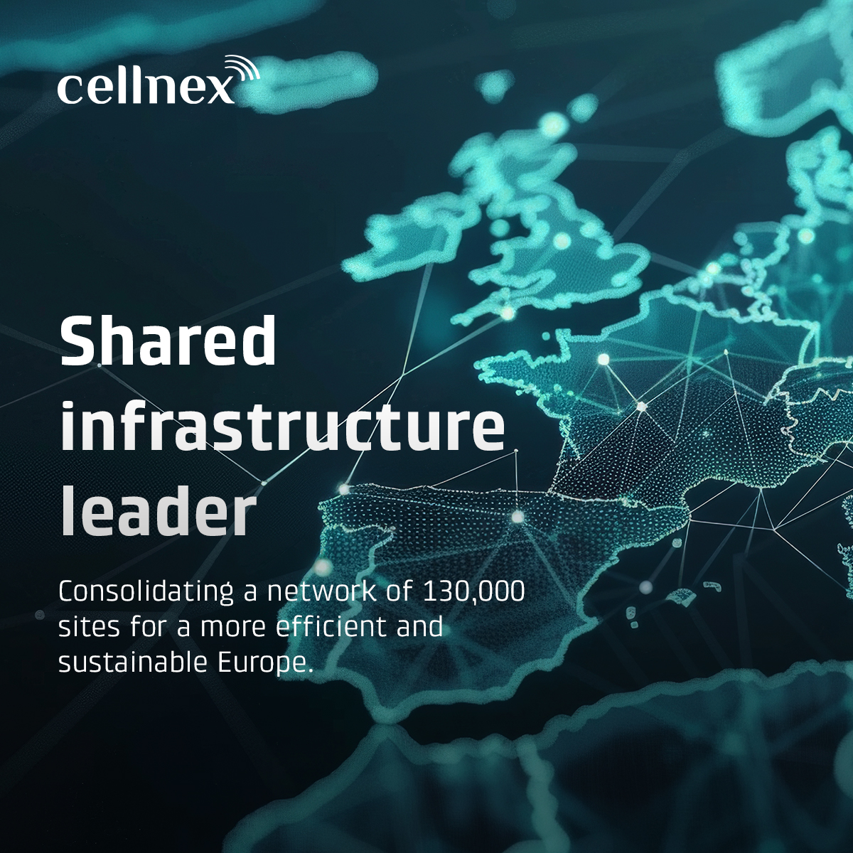 cellnextelecom's tweet image. We are the shared #infrastructure leader powering pan-European #connectivity for over 250 million people across 130,000 sites. 
Cellnex enables coverage where it matters most ➡️ Take your connectivity to new heights!