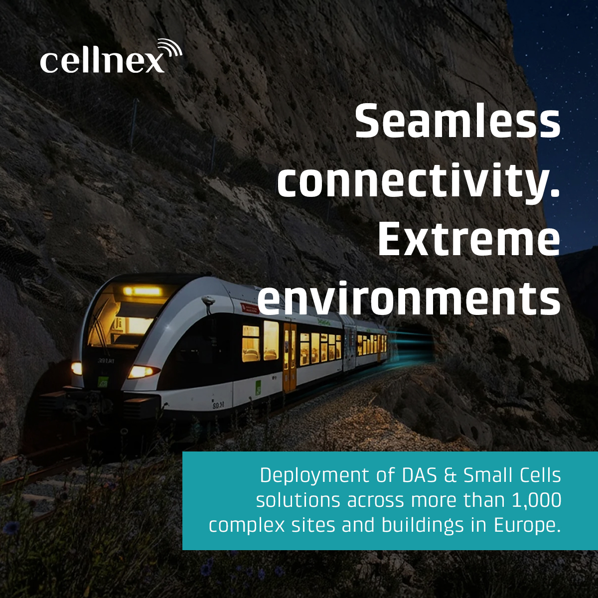 cellnextelecom's tweet image. We are the shared #infrastructure leader powering pan-European #connectivity for over 250 million people across 130,000 sites. 
Cellnex enables coverage where it matters most ➡️ Take your connectivity to new heights!