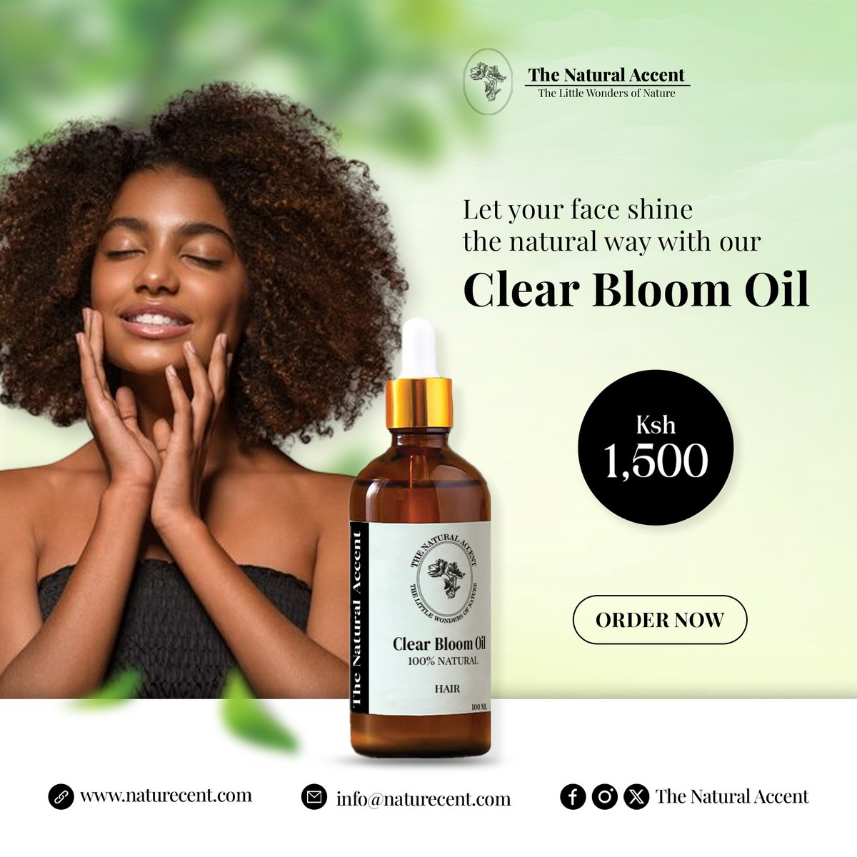 naturecentre's tweet image. Let your face shine the natural way
#HappyNewWeek #TheNaturalAccent #Naturecent #Innovation