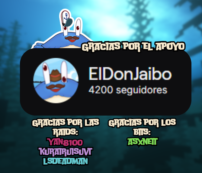 Bonita noche, Jaibitos 🦀💙
¡Llegamos a los 4.2k en el moradito! Muchas gracias por todo el apoyo, sigamos expandiendo a la familia jaiba por todos lados 🦀✨