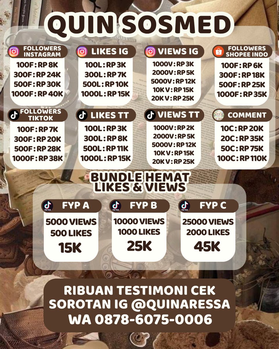 JUAL FOLLOWERS by Quin tweet media