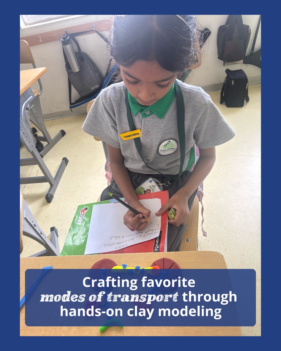 svisbangalore's tweet image. Imagination on the move! ✨
Students shaped vibrant clay vehicles and brought their stories to life through creativity and learning. 🎨

#SVIS #SadhuVaswaniInternationalSchool #CreativeLearning #ClayModeling #ExperientialLearning #BeyondTheTextbook