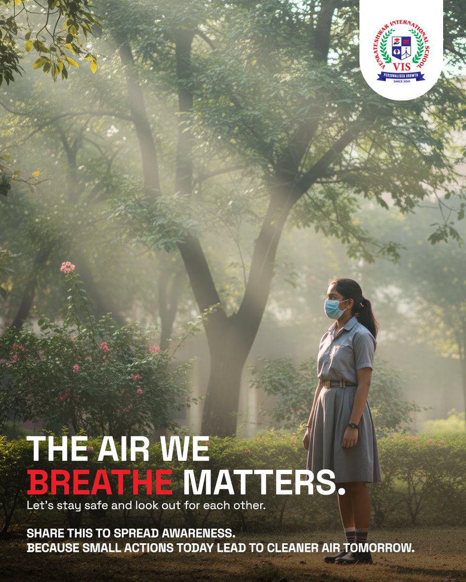 Delhi is going through a tough time with the air we breathe. Let’s take care of ourselves and stay safe, and make small choices that help our health and our city. 
Share this carousel to help spread awareness and keep our community safe. 
#StaySafeDelhi #CleanAirMatters #VISCares