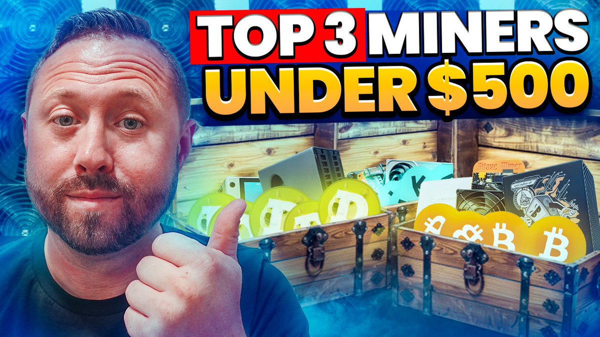 HobbyistMiner's tweet image. 📢New Video is LIVE! 
⛏ Top 3 Home Crypto Miners for Under $500 
📺Watch Now: youtu.be/cJo839Sg1ek
@Heliumdeploy @goldshellminer @canaanio