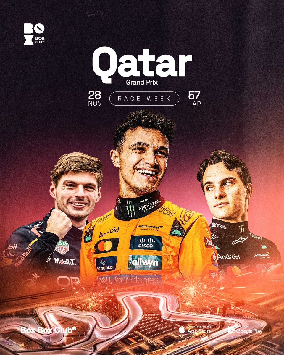 BoxBox_Club's tweet photo. New day. New drama. Same title fight! 🏎️🏁

#Qatargp #Boxboxclub #Formula1 https://t.co/1TtLOuMZ9H