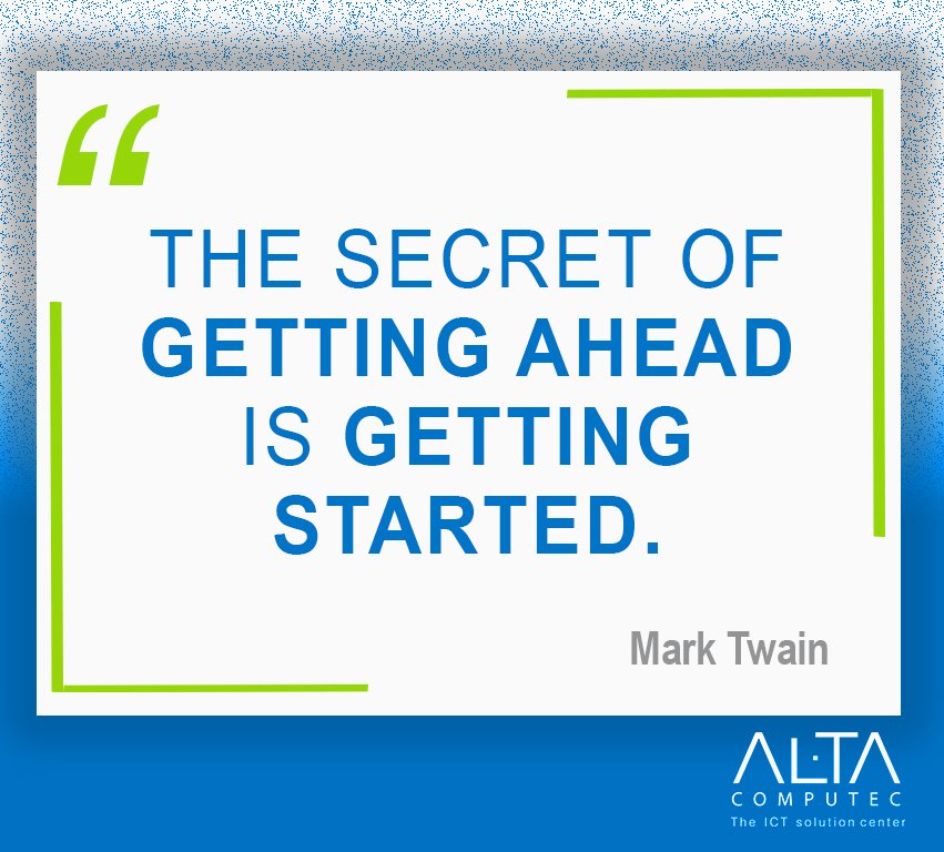 ALTAComputec's tweet image. A new week is here, best way to move forward is to start. Even small steps count. Let’s build momentum today.
#ALTAComputec #TechMindset #DigitalGrowth