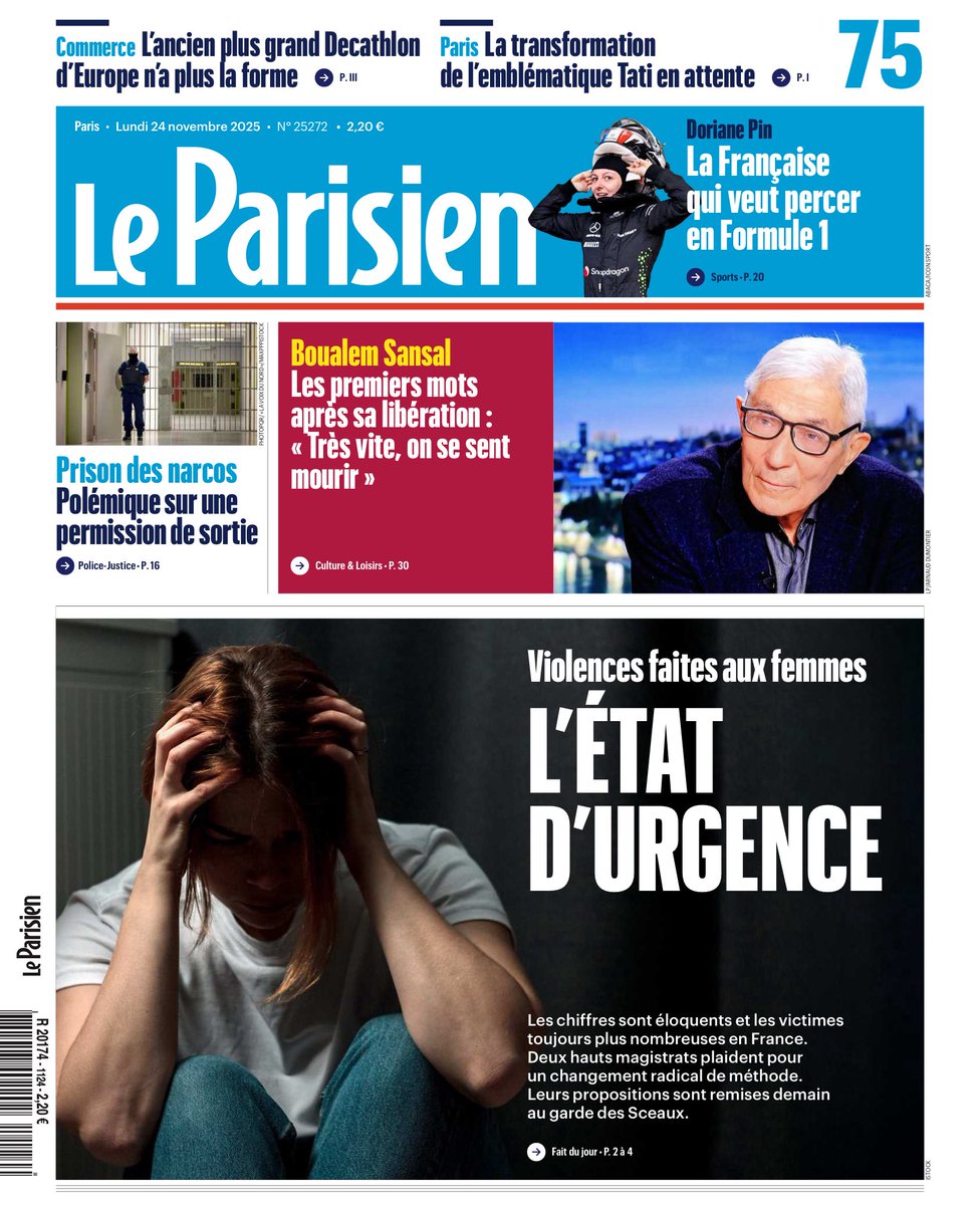rdppsg's tweet image. 🔴🔵📰 Revue de presse #PSG du parisien, lundi 24 novembre