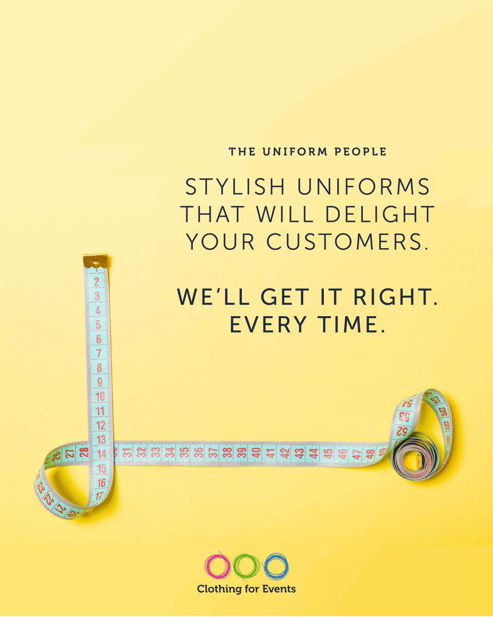 Clothing4events's tweet image. Our approach is what sets us apart from others. It&apos;s clear to us that every client is different, which is why we take the time to understand your requirements before offering our expertise and knowledge to create a solution that&apos;s bespoke to you. 
  
#ClientFocused