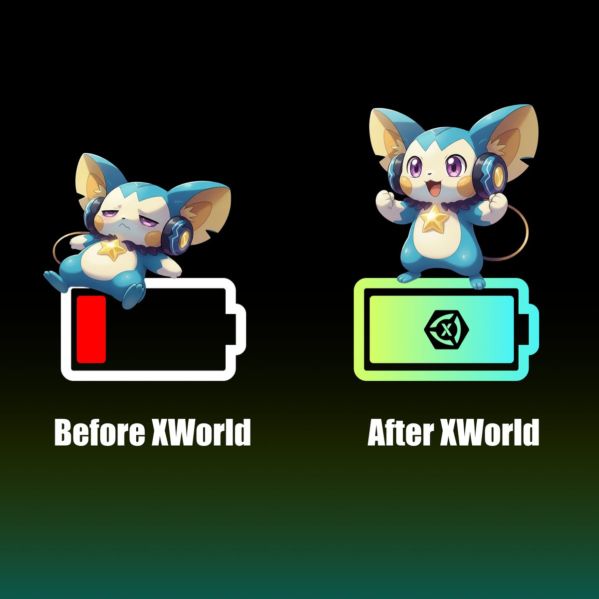 xworld_ai's tweet image. Monday mode: XWORLD ON 🔋
⭐ A new week, a new run in XWorld - where every action fuels your gains

✅ Here’s what you can take on today:
📱 Check in &amp;amp; complete simple tasks: Get instant rewards and spin the Lucky Wheel for a chance at 1,500 $WORLD
⚡ Activate your X Sprite/Pet:…