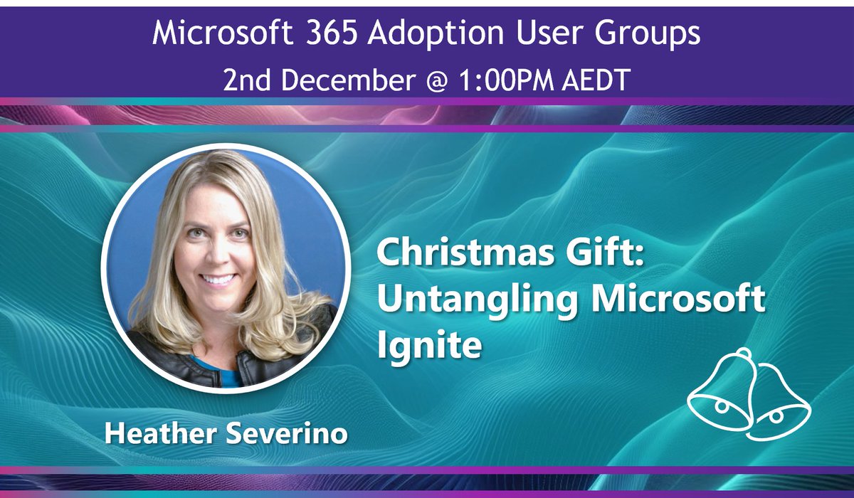Australian Microsoft 365 Adoption User Groups tweet media