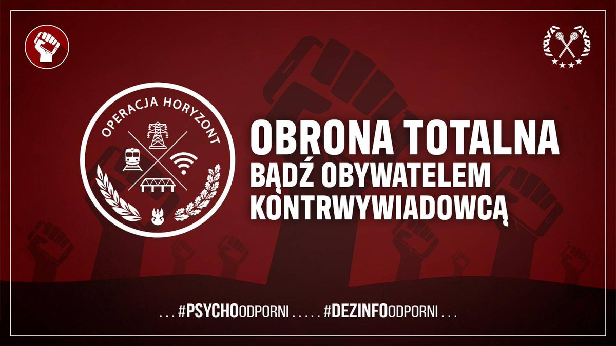 SztabGenWP's tweet image. #psychoodporni #dezinfoodporni #KontrwywiadObywatelski  
OBRONA TOTALNA - BĄDŹ OBYWATELEM KONTRWYWIADOWCĄ

Przeciętny Polak, nie mający nigdy do czynienia ze światem przestępczym, czy agenturalnym,  nie stanie się typem wrogiego agenta zawodowego, drogocennego zasobu szkolonego…