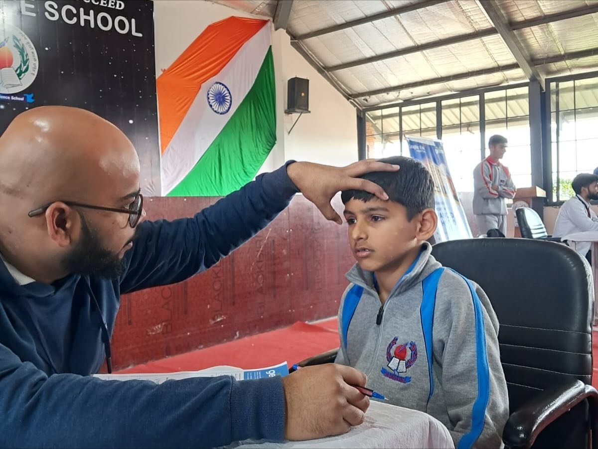 sapience_school's tweet image. Health Check-Up Camp @ The Sapience School, Vikasnagar 
As part of Science Week, students &amp;amp; staff received eye tests, paediatric checks, and BP screening.
A step toward a healthier, aware school community💙
#HealthCamp #ScienceWeek #Wellbeing
