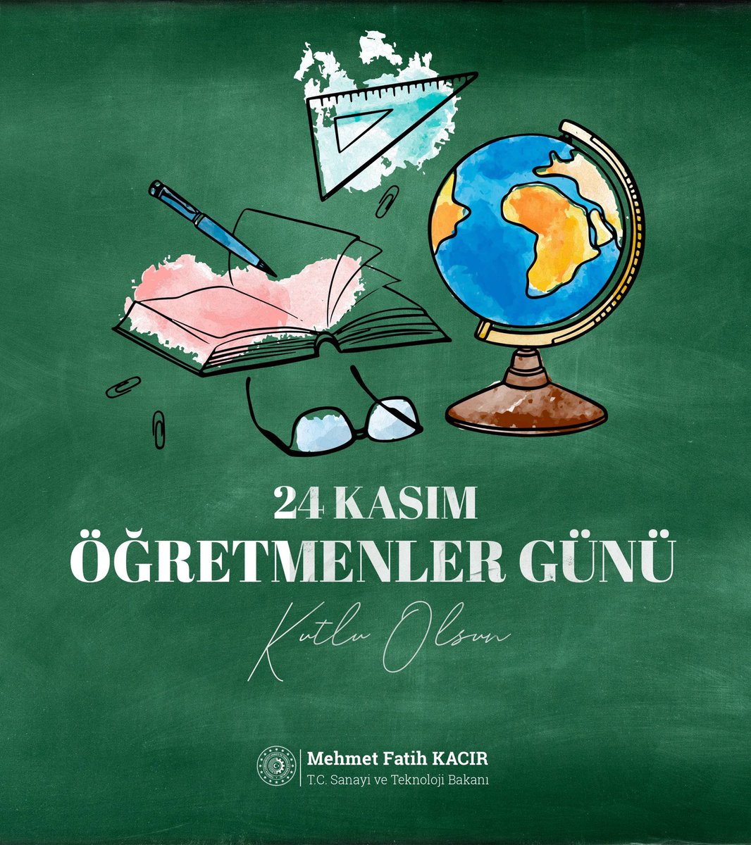 Bilgiyi hikmetle harmanlayıp evlatlarımızın zihnini ve kalbini şekillendiren, bilim ve teknoloji ile gençlerimizi geleceğin dünyasına hazırlayan kıymetli öğretmenlerimizin #ÖğretmenlerGünü’nü tebrik ediyorum. 💐🇹🇷

Eğitimde yeniliğin, araştırmanın öncüleri olan tüm