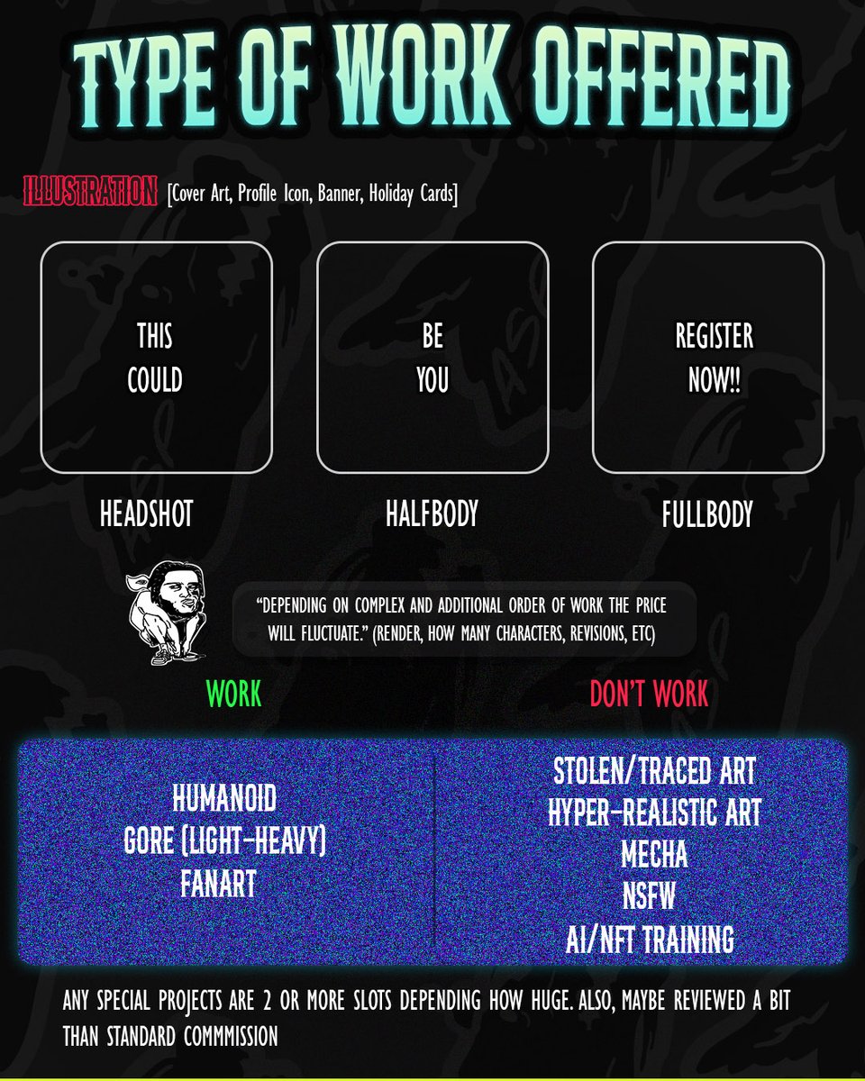 houseofrell's tweet image. Hey everyone, I am officially opening my commission today. My portfolio is under my bio to get familiar of my work. Time To Break From The Loop! 0/5 Slots
#openforwork #commissionsopen #artist #CartoonArt 

More information is on the form -&amp;gt; docs.google.com/forms/d/e/1FAI…