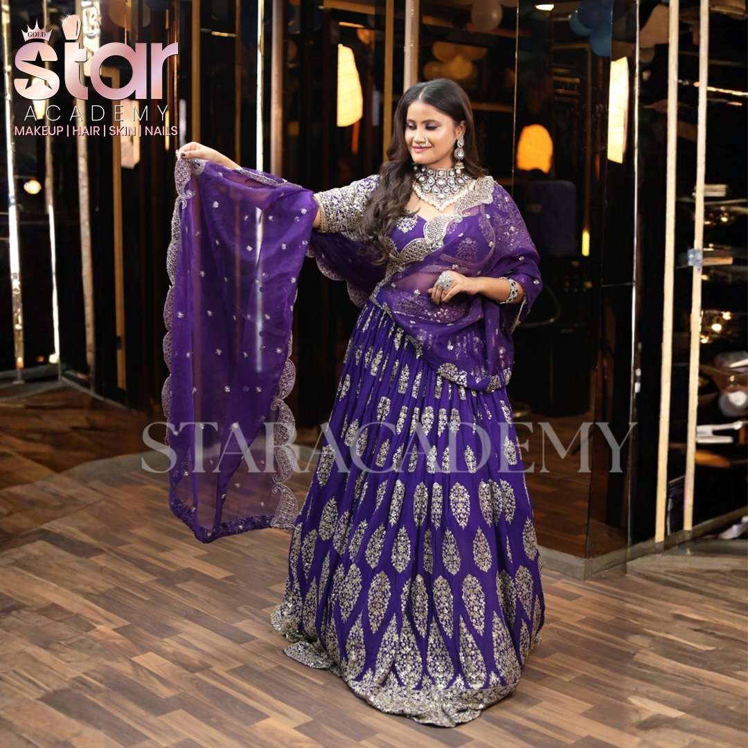 starACADEMYNV's tweet photo. Presenting a bridal makeover created by our student, showcasing soft luminance, natural elegance, and the kind of glow that feels pure, graceful.
📍 Star Academy, Nirman Vihar, Delhi
📞 9540-888369 
🌐 https://t.co/86hEn8dFbY
📸 IG: @staracademynv
#iamtarunstar #StarAcademy https://t.co/t7dDCio1U7