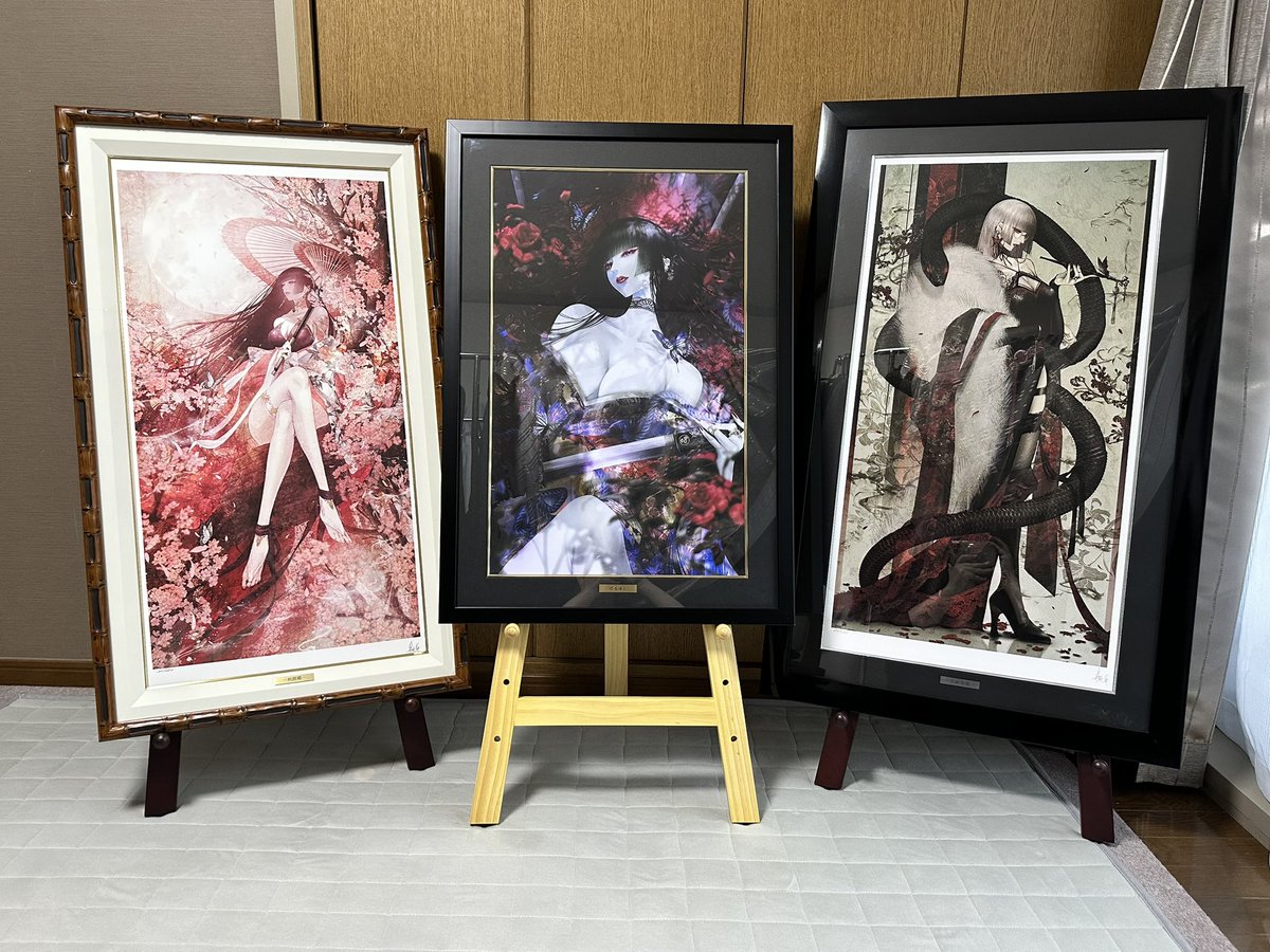 皐月恵-荘厳華麗 証明書付き 皐月恵-荘厳華麗- 皐月恵版画展 - 《-