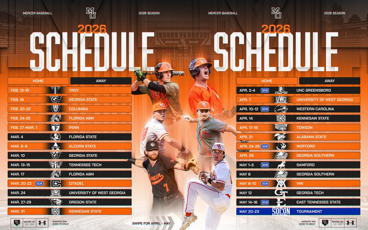 𝐓𝐡𝐞 𝐦𝐨𝐦𝐞𝐧𝐭 𝐰𝐞'𝐯𝐞 𝐚𝐥𝐥 𝐛𝐞𝐞𝐧 𝐰𝐚𝐢𝐭𝐢𝐧𝐠 𝐟𝐨𝐫...

Our 2026 opponents are HERE!

#GoodToGreat | #WinnersWin