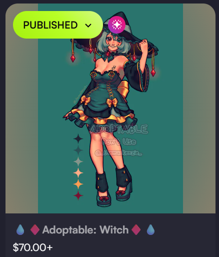 ✧♦️THE PRICE IS NOW ONLY 70 USD♦️✧

Includes the design plus 6 extra character art 🥹💗

Please, you would help me a lot by giving🔁😭🙏