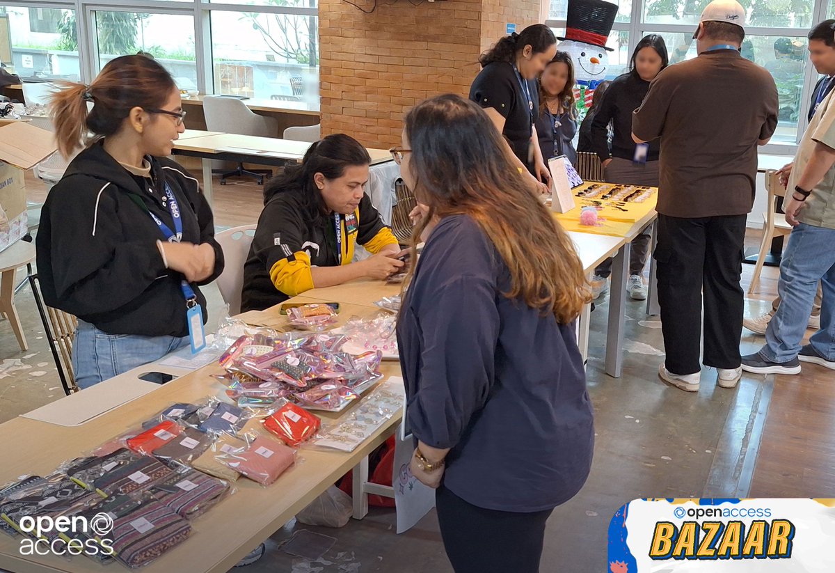 OpenAccessBPO's tweet image. An outdoor grilling station served Pinoy street food while barista DJs kept coffee flowing and music playing.

The bazaar celebrates creativity, teamwork, and the talents within the OABPO community. #EmployeeEngagement #TeamOABPO

#WeAreOABPO #TeamOABPO