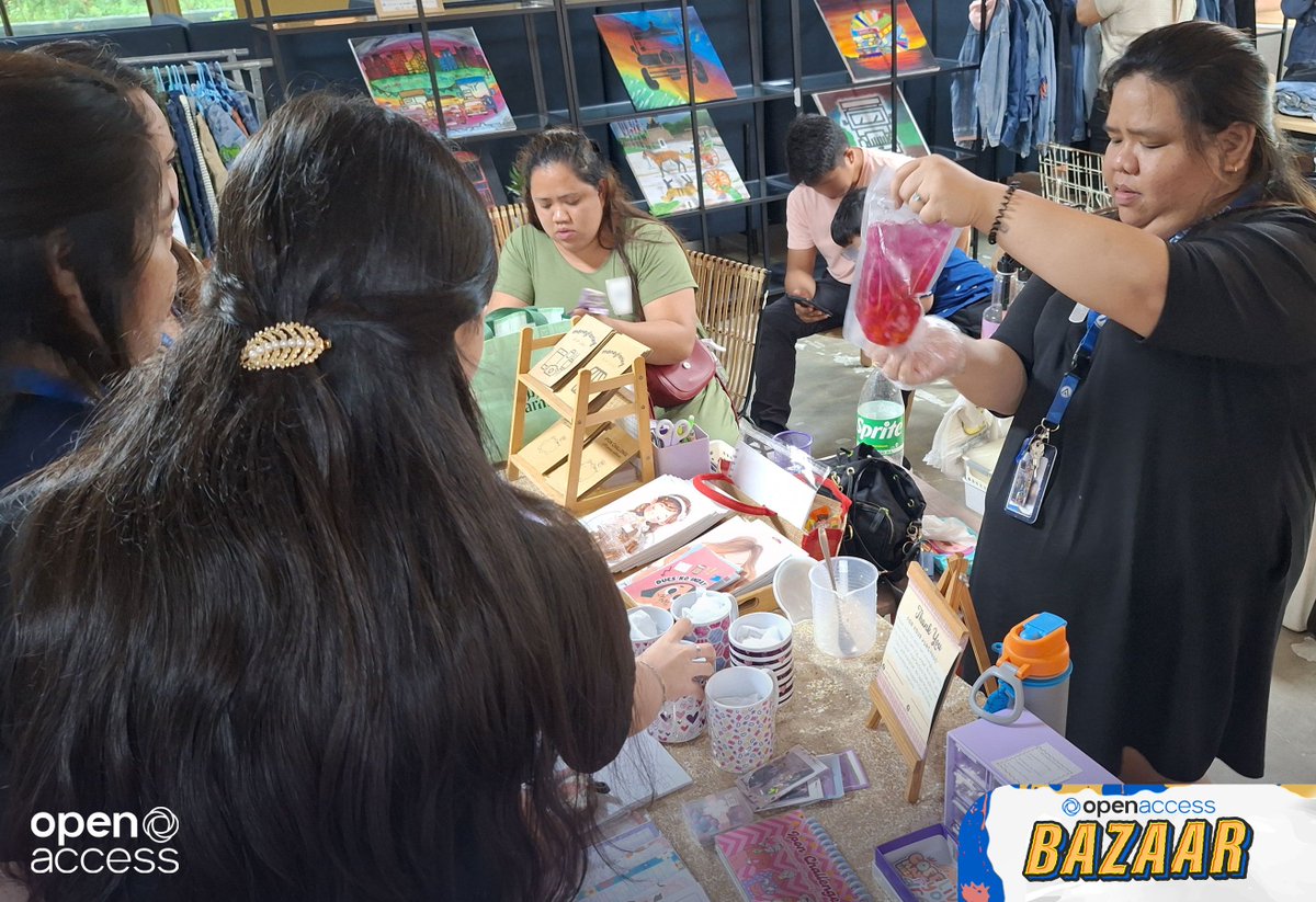 OpenAccessBPO's tweet image. Last Thu &amp;amp; Fri, our Makati office hosted the Open Access BPO Bazaar.

Employees showcased their homegrown products, from fashion &amp;amp; crafts to pastries &amp;amp; drinks, turning the cafeteria into a marketplace for colleagues to explore. #EmployeeEngagement #OABPO

#WeAreOABPO #TeamOABPO