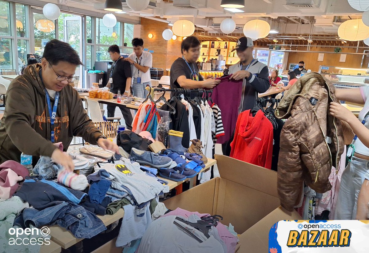 OpenAccessBPO's tweet image. Last Thu &amp;amp; Fri, our Makati office hosted the Open Access BPO Bazaar.

Employees showcased their homegrown products, from fashion &amp;amp; crafts to pastries &amp;amp; drinks, turning the cafeteria into a marketplace for colleagues to explore. #EmployeeEngagement #OABPO

#WeAreOABPO #TeamOABPO