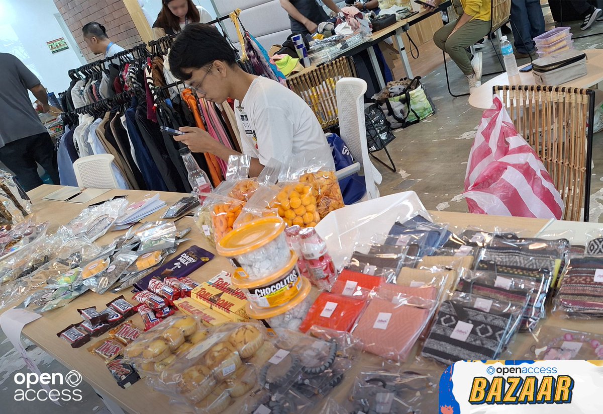 OpenAccessBPO's tweet image. An outdoor grilling station served Pinoy street food while barista DJs kept coffee flowing and music playing.

The bazaar celebrates creativity, teamwork, and the talents within the OABPO community. #EmployeeEngagement #TeamOABPO

#WeAreOABPO #TeamOABPO