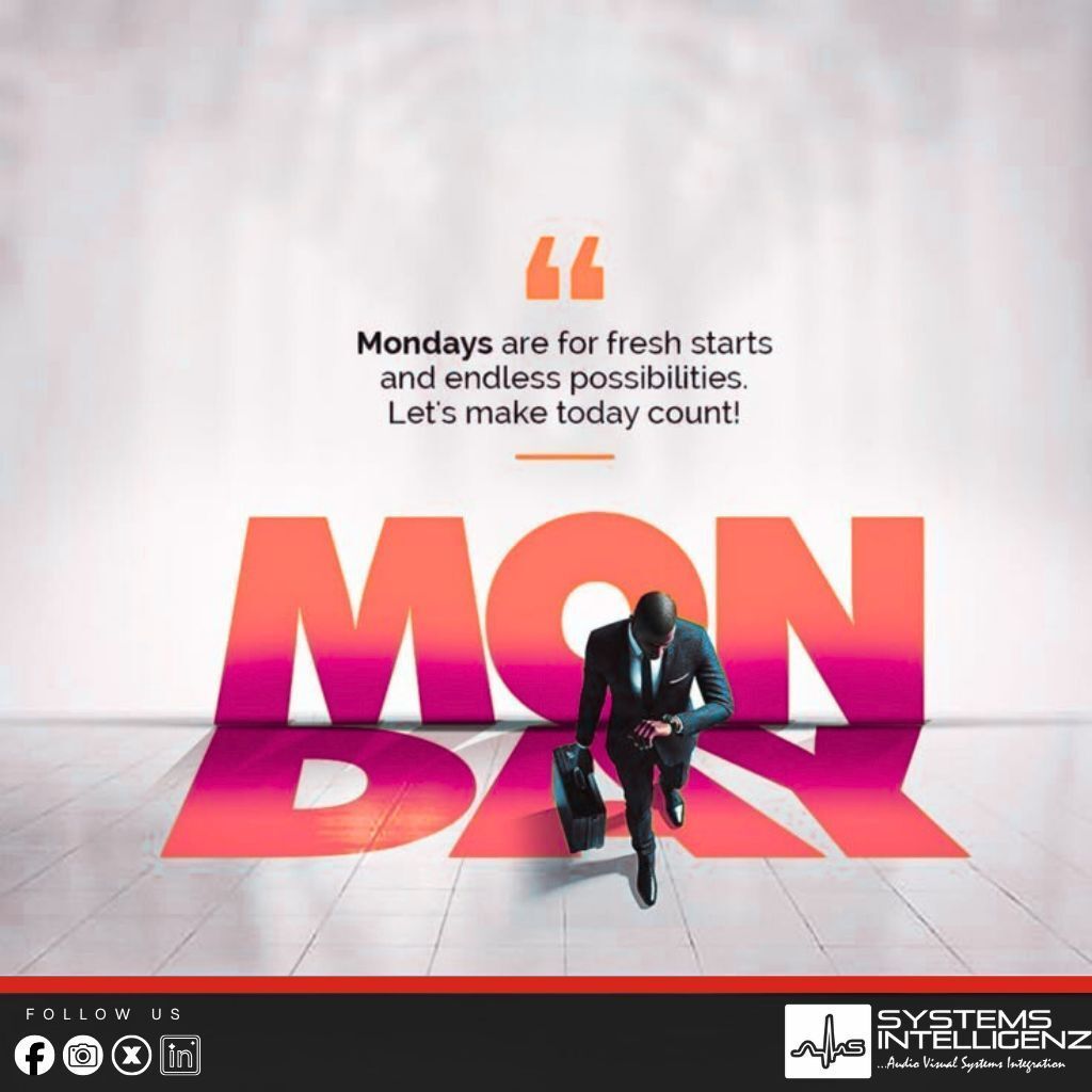 SysIntelligenz's tweet image. Mondays mark fresh starts and endless possibilities. 

Ready to tackle the week? 

Systems Intelligenz optimizes your workspace for peak efficiency from the get-go. Focus on your goals while we handle seamless integration. Let&apos;s make this week count! 

 #SystemsIntelligenz