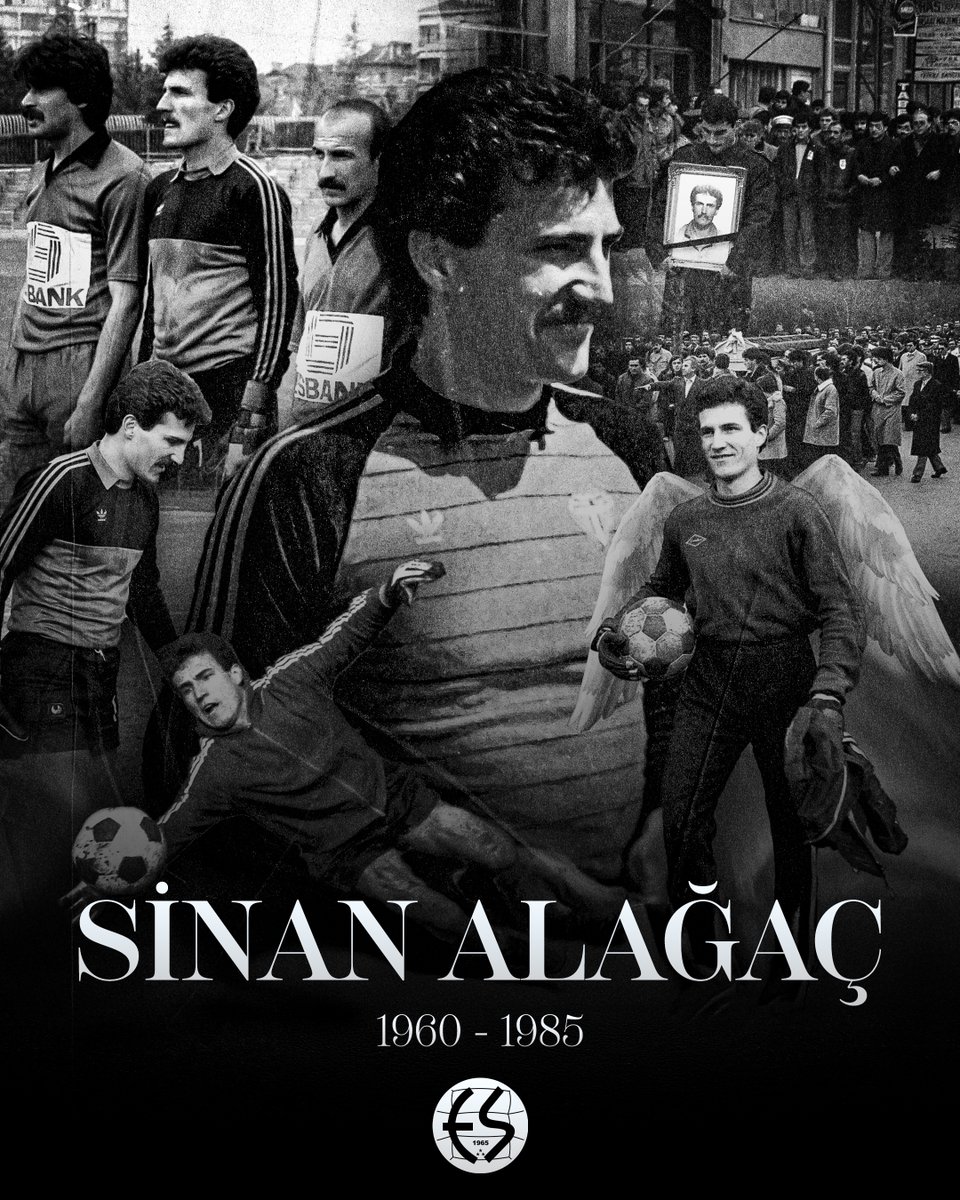 Genç yaşta yitirdiğimiz efsane mili kalecimiz Sinan Alağaç’ı, aramızdan ayrılışının 40. yılında saygı ve rahmetle anıyoruz.