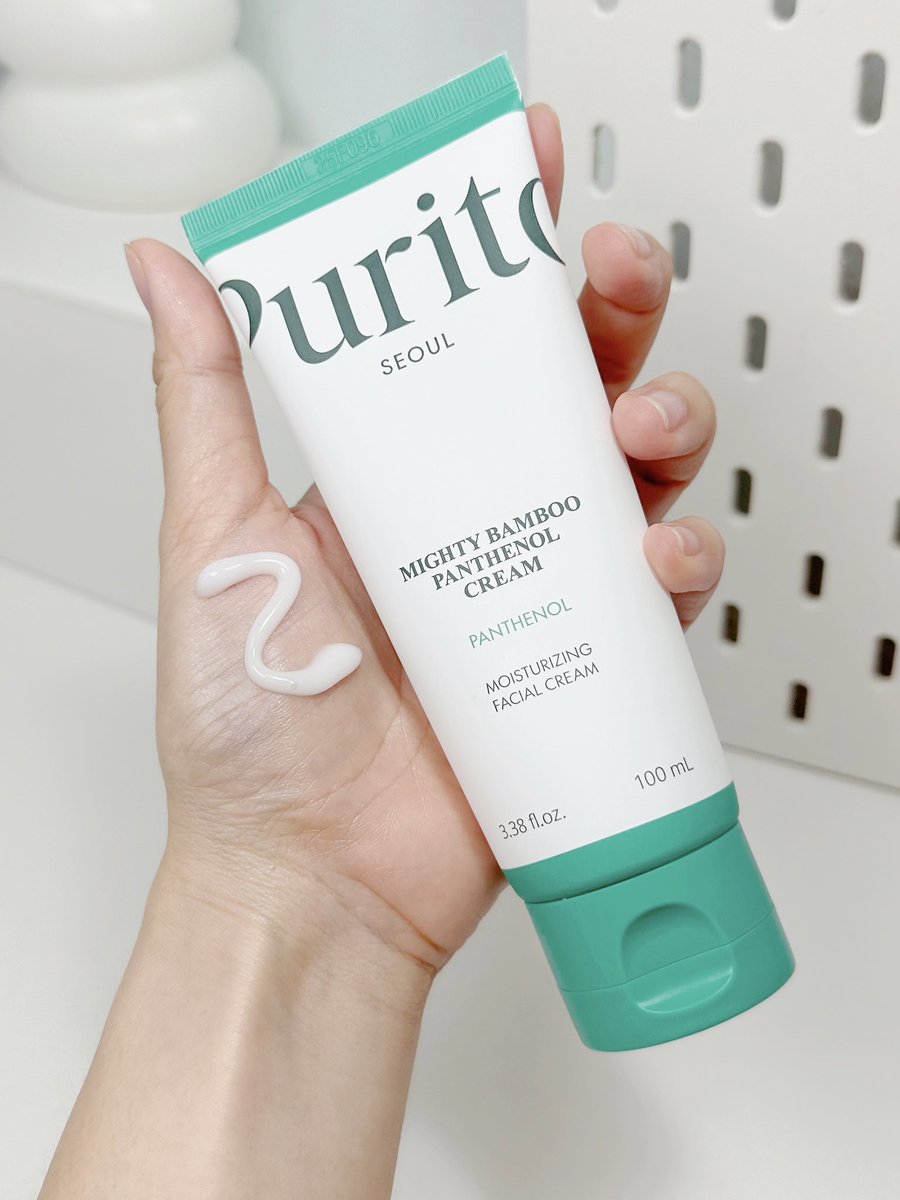 aispdiary's tweet photo. ไม่ว่าจะผิวสภาพไหน อากาศยังไง Purito Seoul Mighty Bamboo Panthenol Cream ก็เอาอยู่ นี่หน้าแห้ง นอนน้อย เจอฝุ่น ผิวแย่สุด เราใช้ตัวนี้แหละ โบกเช้าโบกเย็น ช่วยฟื้นฟูผิวให้แข็งแรง สุขภาพดี ชอบมากก Payday นี้ต้องตุนแล้ว #ใช้จริงรีวิวจริง https://t.co/fTEz3Rw8OW