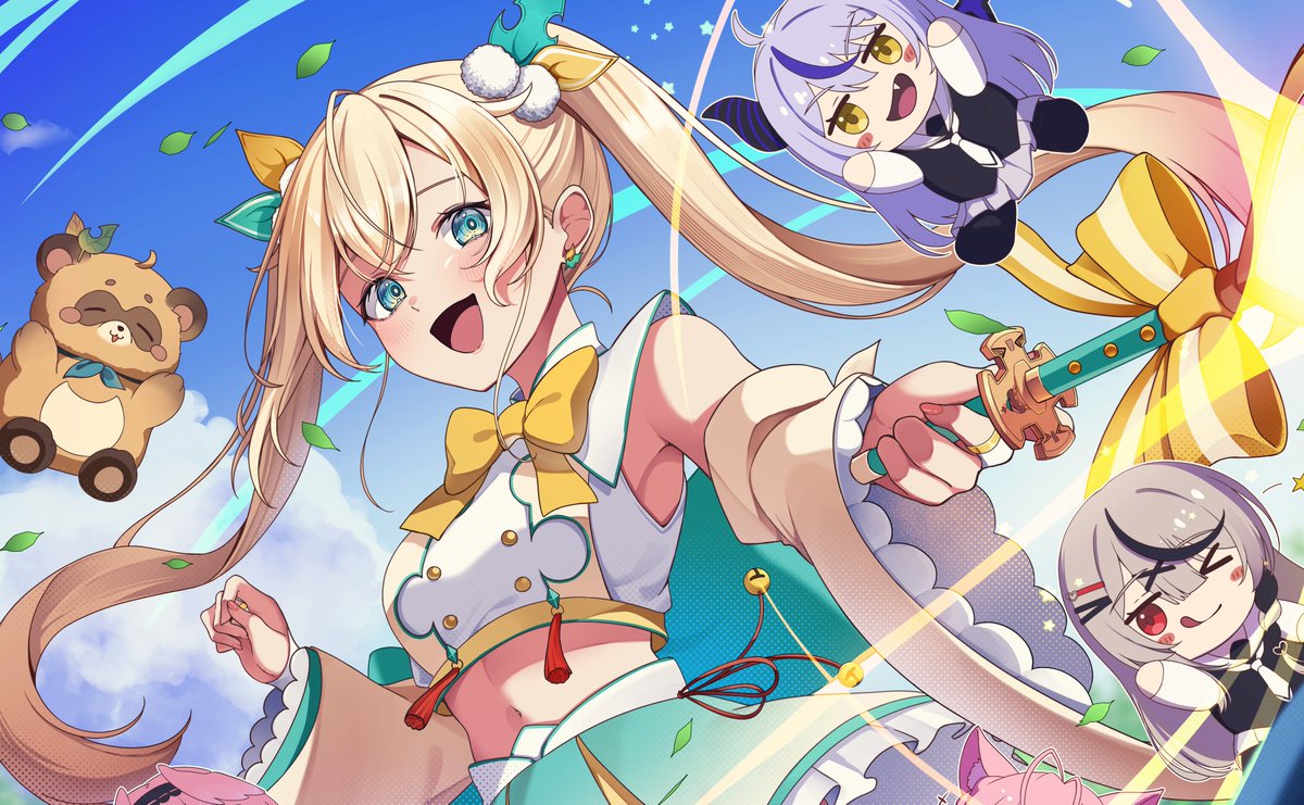 ご報告📢】 こちら風真いろは4周年応援広告のイラストを担当させて