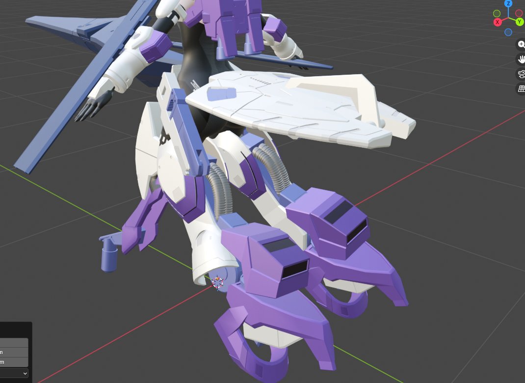 kageroh_vr's tweet image. キマリストルーパーのモデリング完成～！
#VRC_MS少女