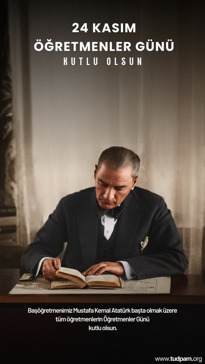 Başöğretmenimiz Mustafa Kemal Atatürk başta olmak üzere tüm öğretmenlerimizin öğretmenler günü kutlu olsun.

TUDPAM Yönetim Kurulu