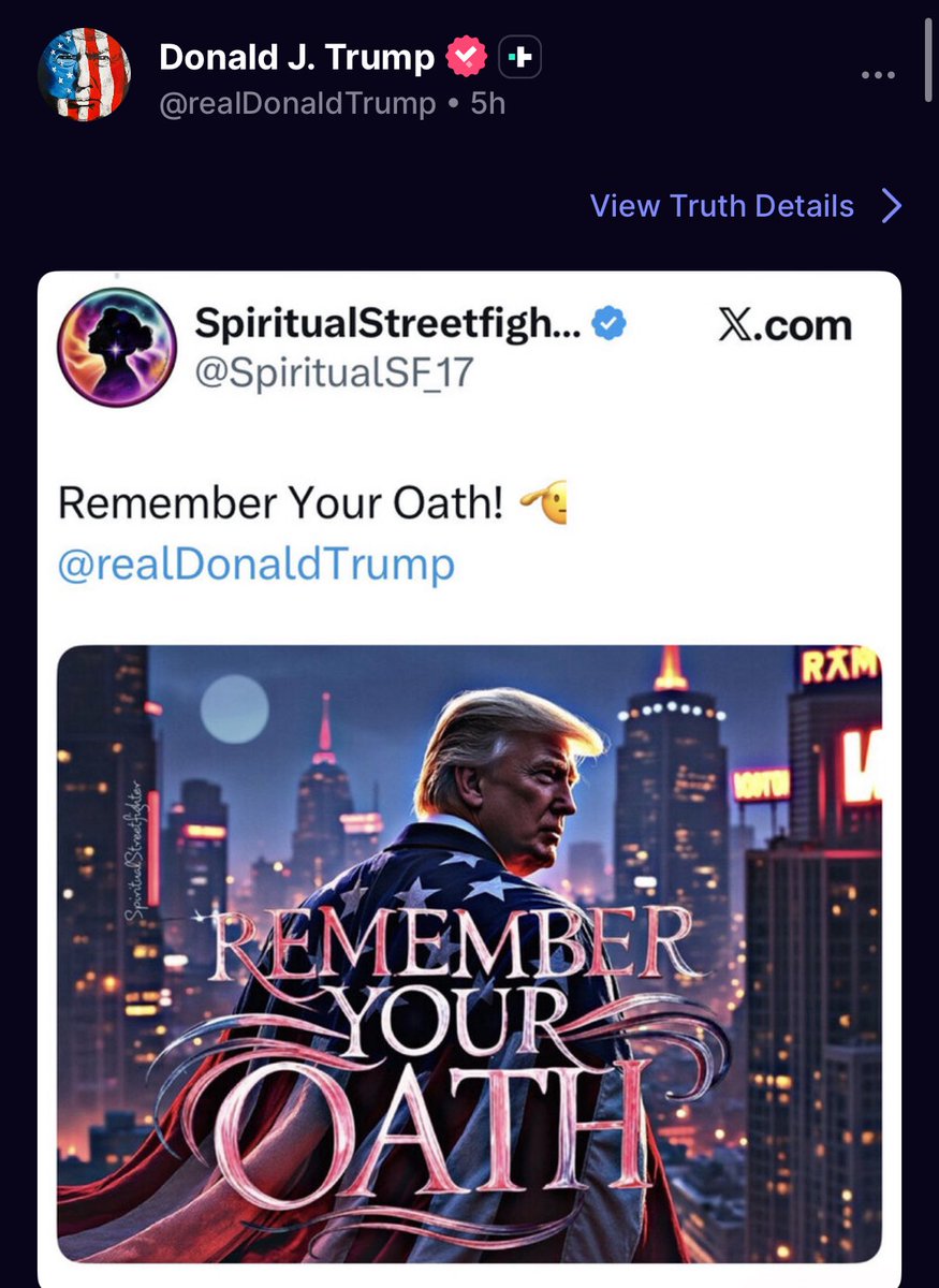 LizCrokin's tweet image. President Trump basically told the Deep State Satanic Pedophile Cabal to go fuck themselves in a few @SpiritualSF_17 memes he posted on Truth Social all while validating Q. 

LMFAO! 🤣🤣🤣

The best is truly yet to come!

🍿🍿🍿