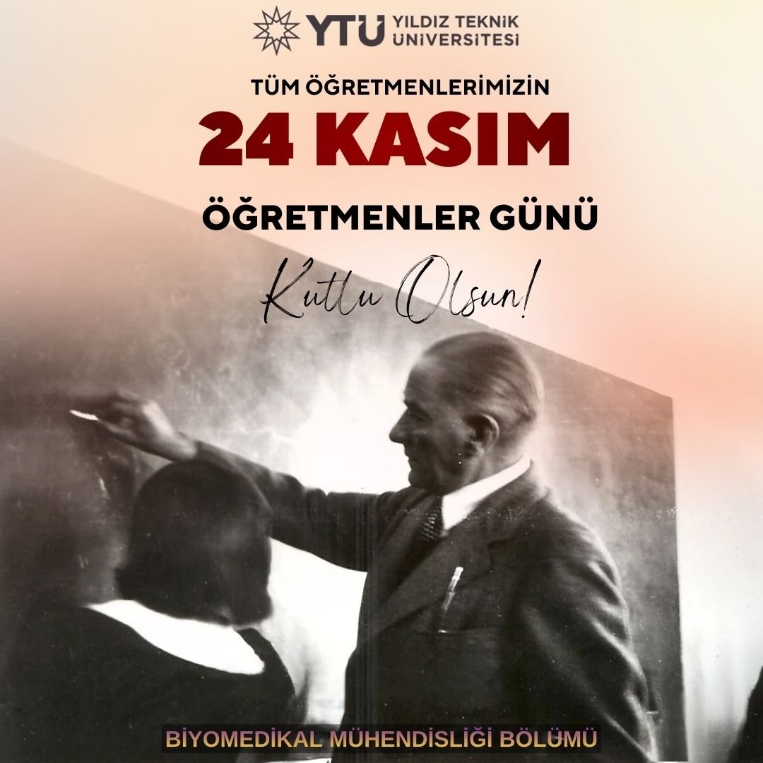 YTÜ Biyomedikal Mühendisliği Bölümü tweet media