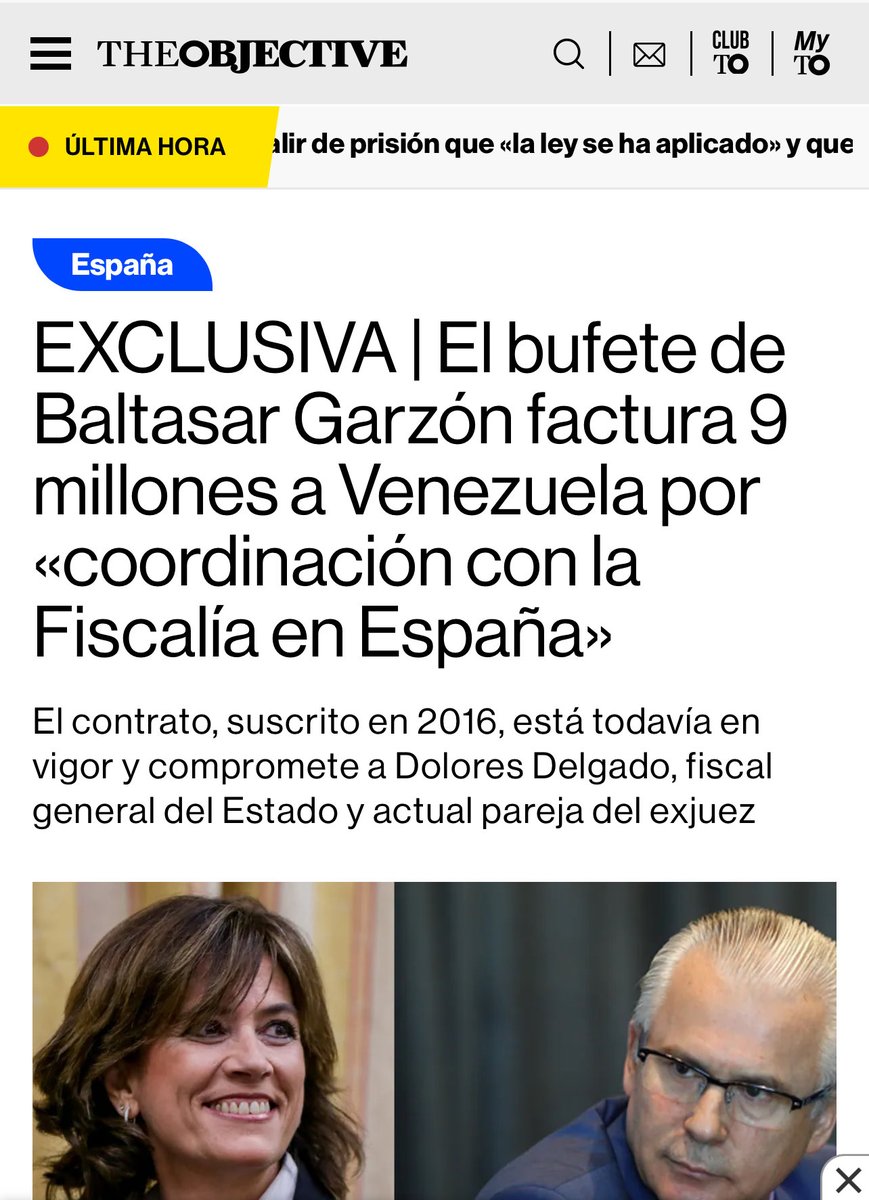 🇪🇸🇻🇪 El bufete de un EX~juez CONDENADO por prevaricación, Baltasar Garzón,  facturó 9 millones a Venezuela por «coordinación con la Fiscalía en España»