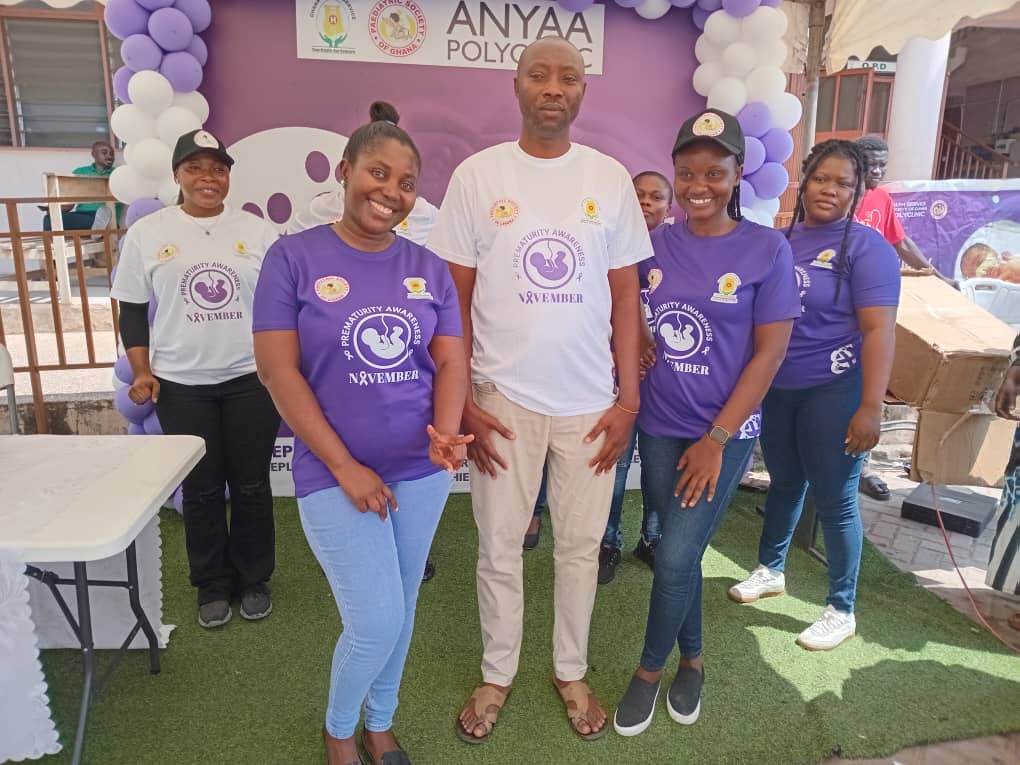 paedsociety_gh's tweet image. Anyaa Polyclinic goes purple....

Equitable Care for Every Preterm Baby

#EquitableCare 💜
#prematurity💜
#prematurityawarenessmonth💜
#childhealth💜
#ChildHealthMatters💜
#purplemonth💜