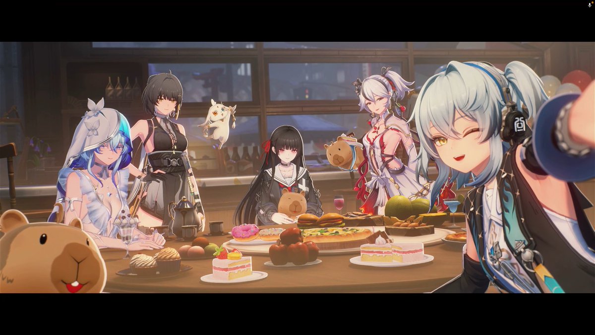 Finished 2.8, it was so good and cute 🥰 and then Jiyan came to say happy birthday ~ thank you wuwa for making me smile