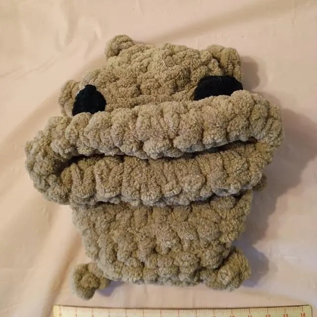 フクロモモンガ小さめ一匹サイズポーチ パクパクモンスター風