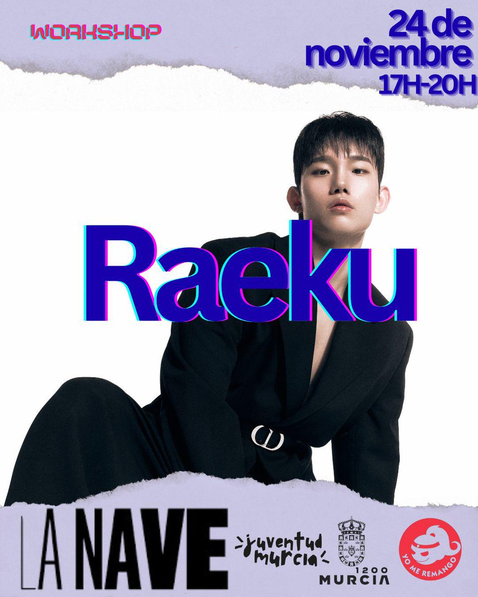¡ATENCIÓN!
Directos desde Corea del Sur 🇰🇷 aterrizan en el Espacio Joven #LaNave 🚀  @raekuu_ y @jyojyoxo para hacer un workshop de danza de altos vuelos.
📆 Lunes 24 de noviembre
⏰ De 17H a 20H
📍Espacio Joven La Nave. Puente Tocinos (Murcia)
¡Coooooorre y vente!