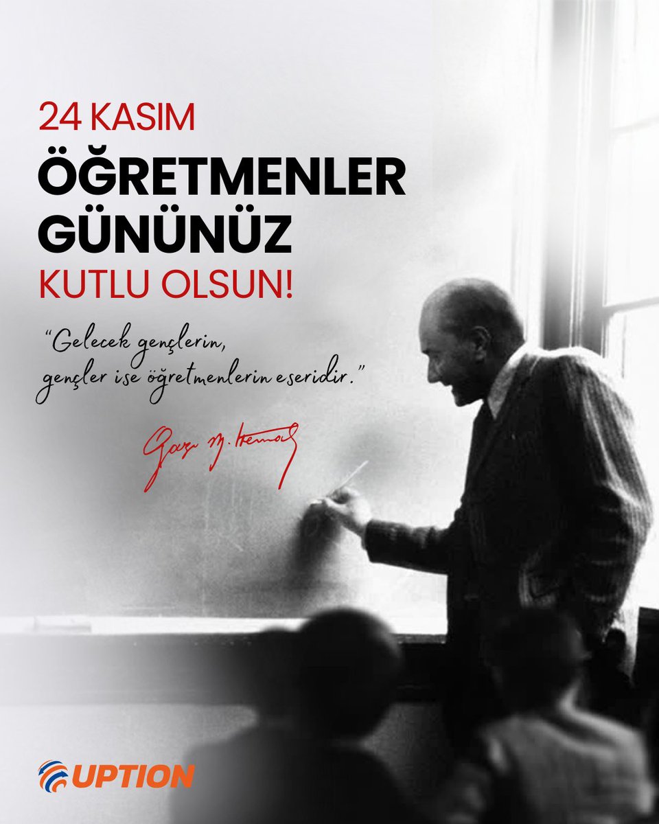 Başöğretmen Gazi Mustafa Kemal Atatürk başta olmak üzere tüm öğretmenlerimizin 24 Kasım Öğretmenler Günü Kutlu olsun.. 🧡