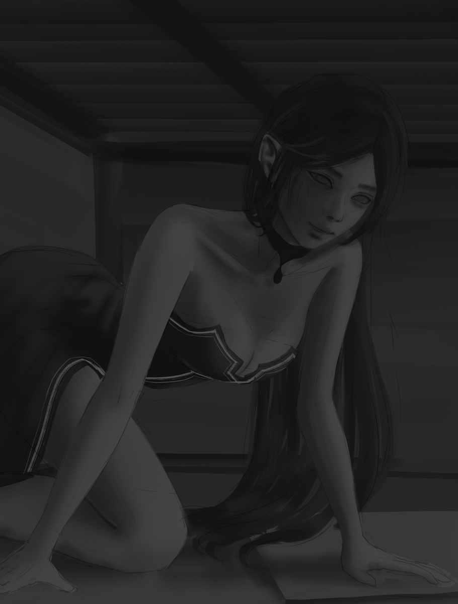 LZSY19's tweet image. S. Veyra in grayscale
#art #create #portraits #illustration #fantasy #painting