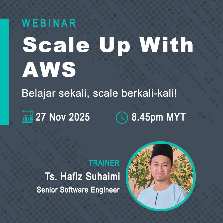 pisyek's tweet image. 🚀 Nak Belajar Cara Scale Up aplikasi anda untuk menampung pengguna dari Satu ke Sejuta di Cloud?

Ada few seat lagi untuk sesi minggu ni, kalau berminat boleh daftar sini gais. Sebarkan!

akademi.hafizsuhaimi.com/form/scale-up-…

#BengkelAWS