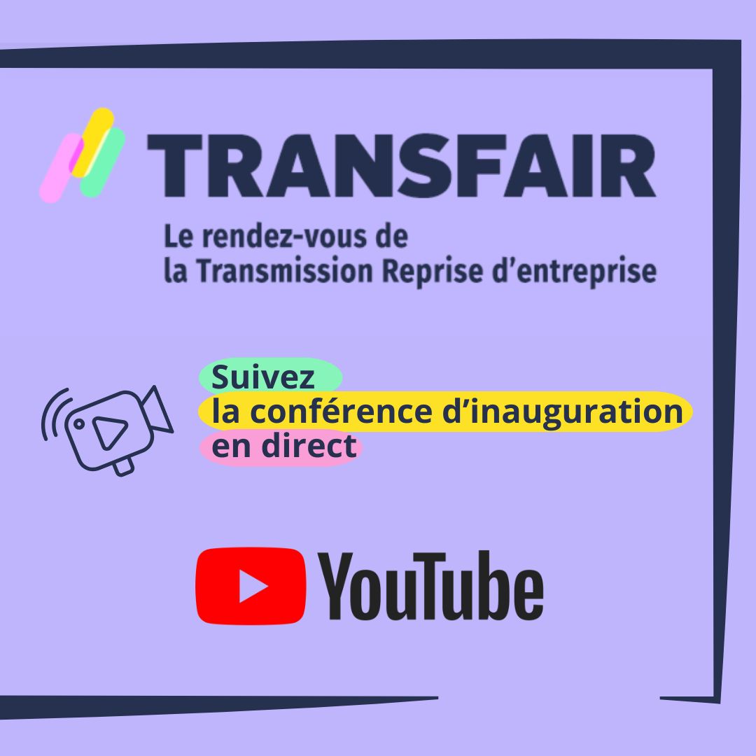 [J-3 EN DIRECT] ? #TRANSFAIR 2024
Réinventer la transmission : profils et aspirations des repreneurs d'aujourd'hui ??
? Notre conférence est disponible en direct sur Youtube ▶ youtube.com/live/ca6ZfI91V… 
#transmission #cession #reprise #entreprise