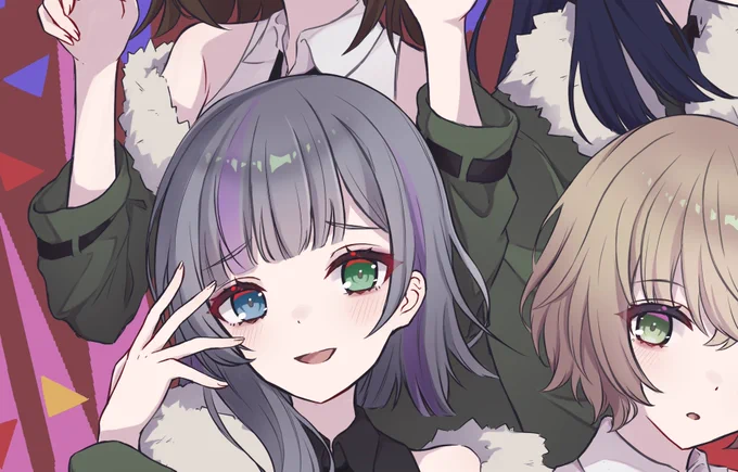 #それでもその声をどこまでも届けていく こちらMoonの4人のイラストで参加させていただいています! CUE!が大好きな人たちいっぱいの合同誌、とっても楽しみです…! ぜひお手に取っていただけたら嬉しいです!