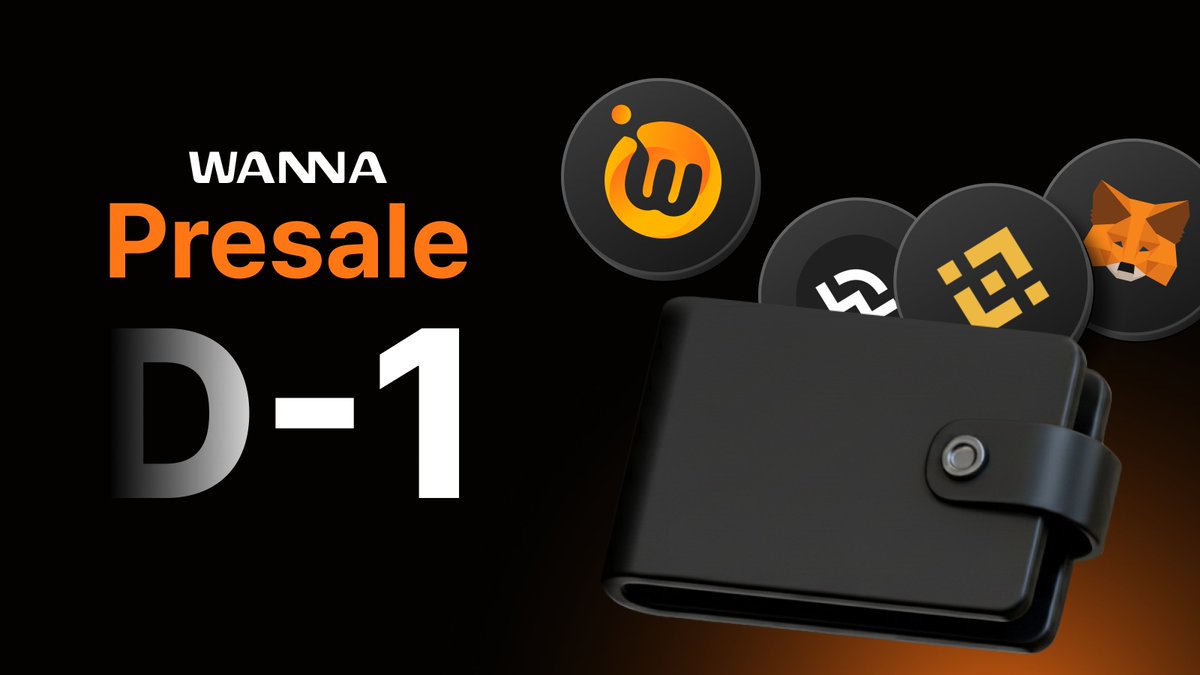 Are you ready?

#Wanna #WannaPresale #Presale #D1 #AccessNotHype #Web3 #DeFi #Stablecoin #BSC #BSCchain