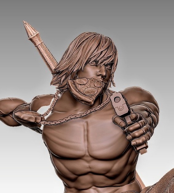 nabehands's tweet image. 回転するギミックは残しつつポーズや髪の毛などを１から作り直すことにしました🏄️

#DevilMayCry3