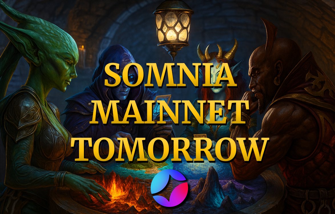 DarkTableCCG's tweet image. The Brotherhood has been crafting a new era of Dark Table...

and the moment of revelation is here.

@Somnia_Network Mainnet Launch of Dark Table CCG tomorrow.