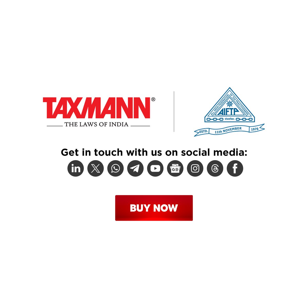 taxmannindia's tweet image. A Complete Manual for GSTAT—Structure, Jurisdiction, Appeals &amp;amp; Practice
Includes 200+ Case-laws, Filing Procedures, Pre-deposit Rules &amp;amp; AI-driven Insights.

Preview: taxmann.social/LfEzx

Like it? Buy now with Free Expedited Shipping &amp;amp; get a Limited Period Discount!…